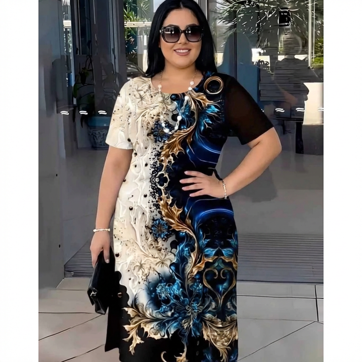 Printed Relaxed Dress by Sorrel