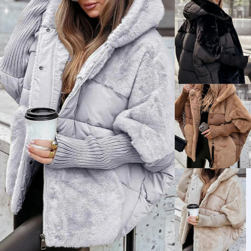 Marcelle | Women's Sleek Silhouette Faux Fur Puffer Jacket