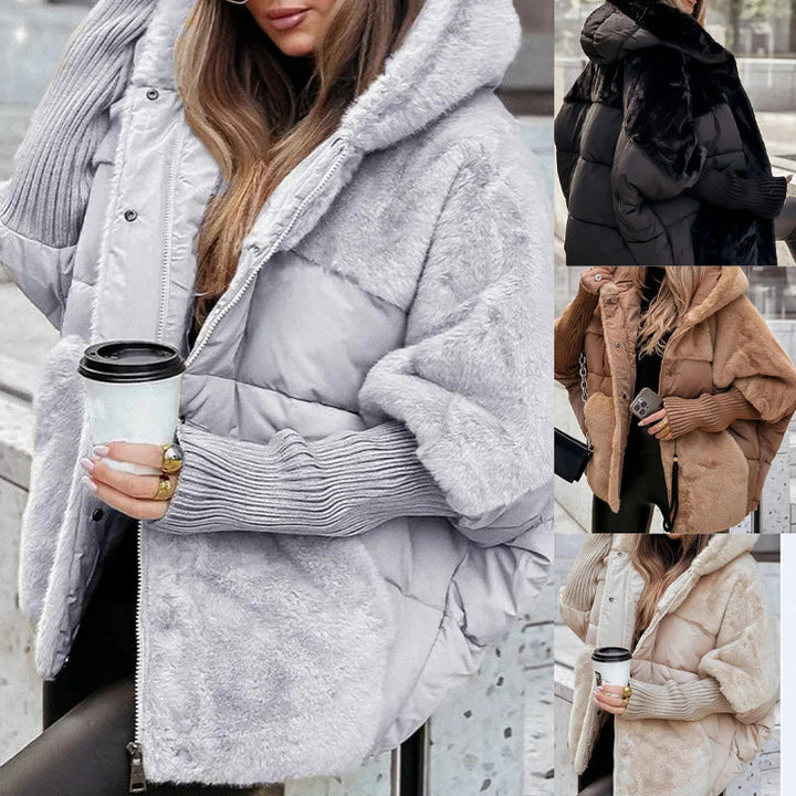 Marcelle | Women's Sleek Silhouette Faux Fur Puffer Jacket
