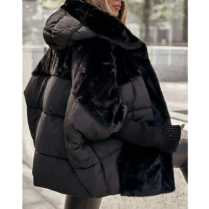 Marcelle | Women's Sleek Silhouette Faux Fur Puffer Jacket