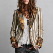 Striped Beige
