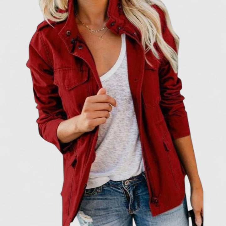 Luna | Women's Lightweight Utility Jacket with Adjustable Drawstring Waist