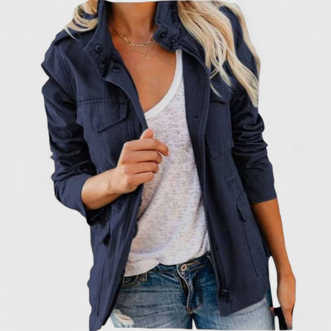 Luna | Women's Lightweight Utility Jacket with Adjustable Drawstring Waist