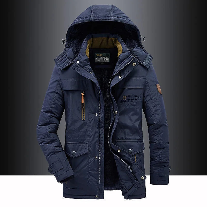 Women's Insulated Padded Parka Jacket | Regular Fit | Fur-Trimmed Hood & Zip Pockets | Cozy Winter Outerwear
